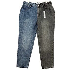 Highway Jeans Women's Blue Faded Black Denim Jeans 13 No Stretch High Rise NWT